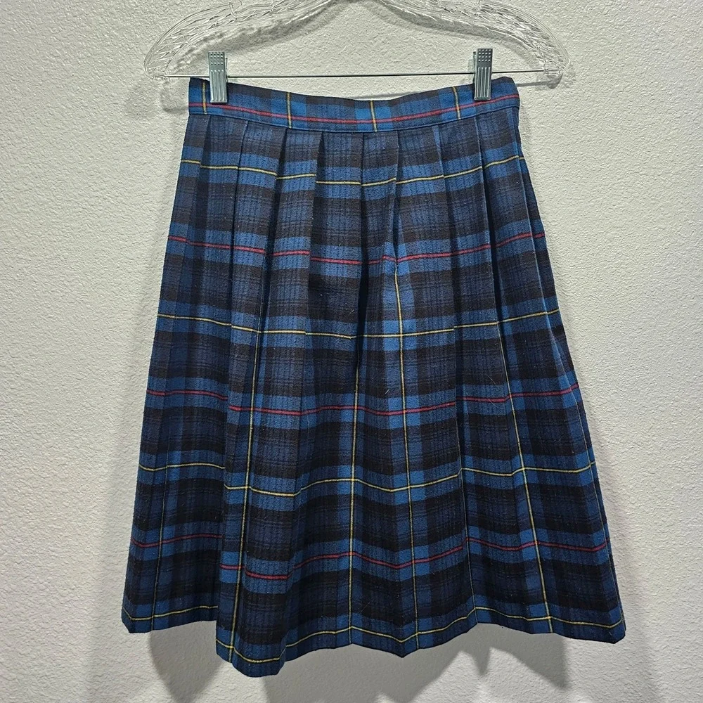 French Toast Navy Plaid Uniform Skirt Girl's Size 10